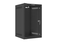 Lanberg WF10-2309-10B - Wandmontiertes Regal - 9U - 20 kg - Sperrschloss - Schwarz
