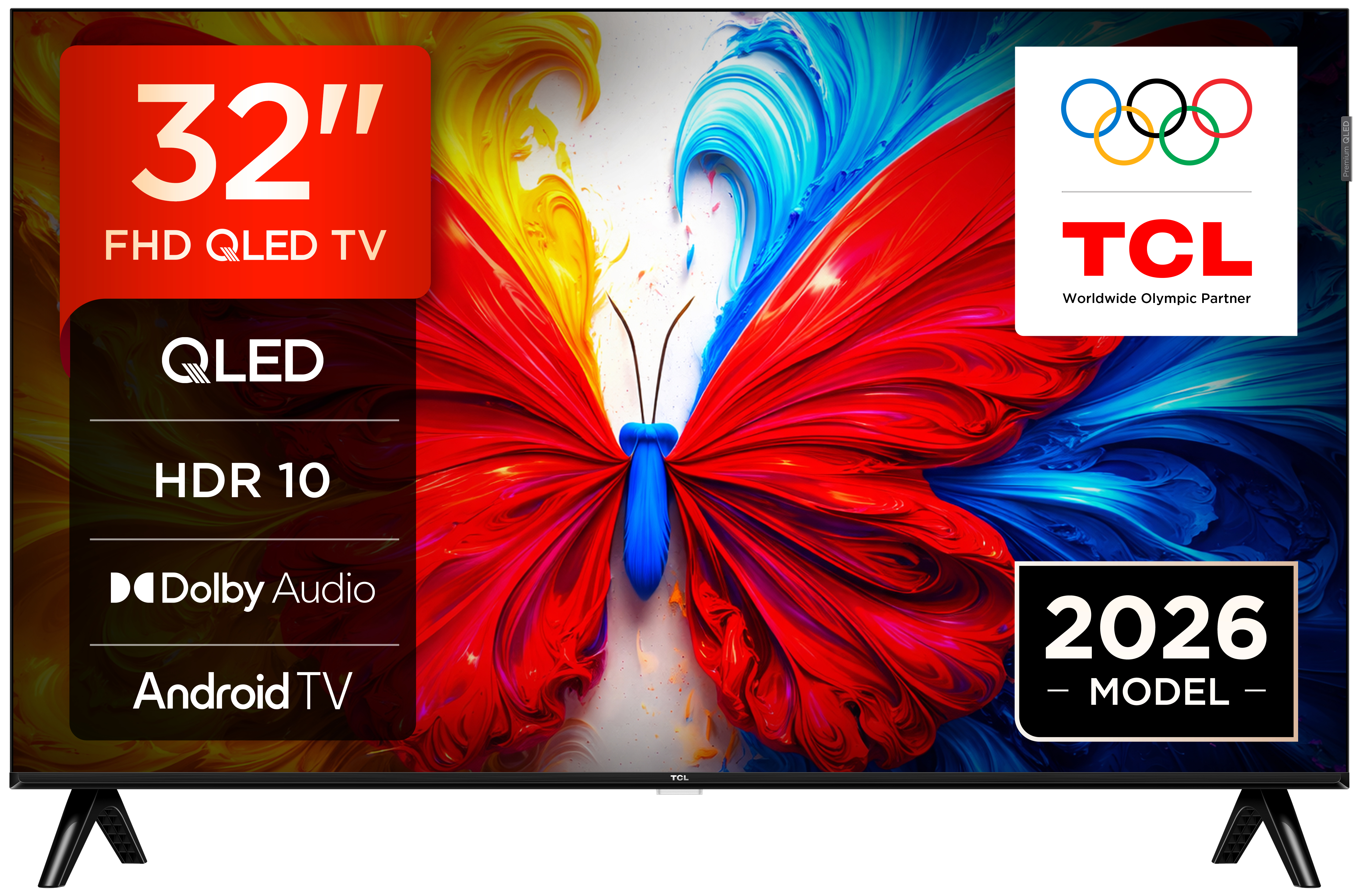 TCL S5L 32S5L TV 32 Full HD Smart Wi-Fi Black 300 cd/m2 - Flachbildschirm (TFT/LCD) - 81,3 cm