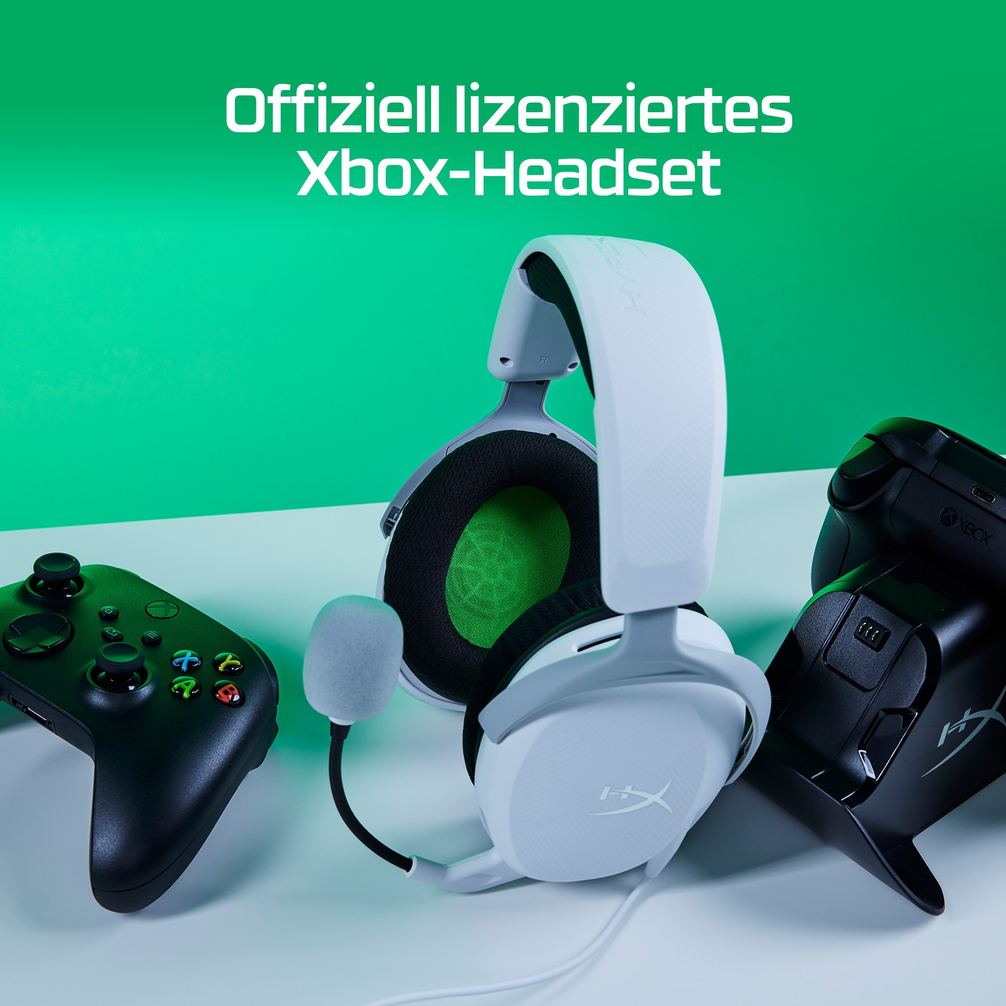 HP CloudX Stinger 2 Core Gaming-Headsets Xbox wei� - Kabelgebunden - Gaming - 10 - 25000 Hz - 275 g - Kopfh�rer - Wei�