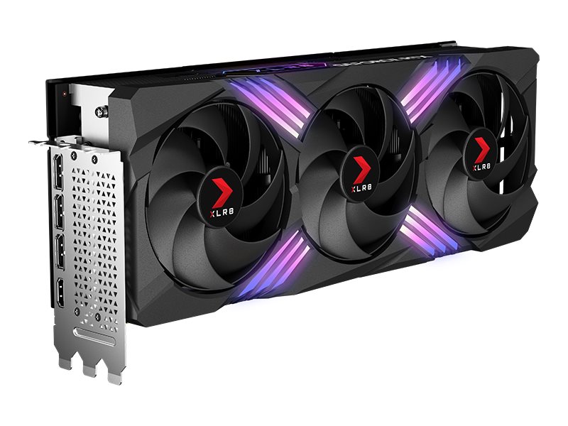 PNY XLR8 GeForce RTX 4080 16GB Gaming VERTO EPIC-X RGB Overclocked Triple Fan