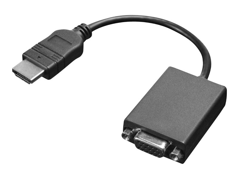Lenovo HDMI / VGA 0.20 m Black