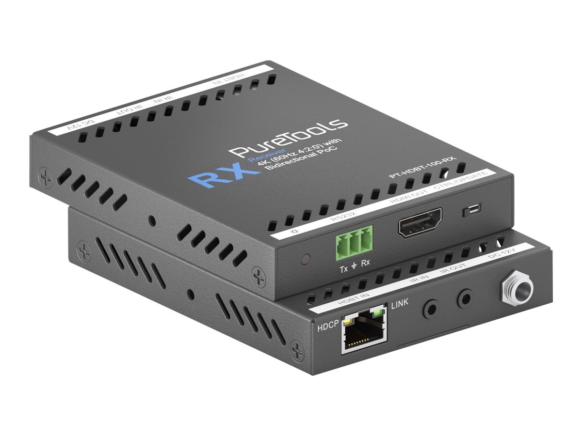 PureLink PureTools 4K HDMI HDBaseT Extender Set - Video-, Audio-, Infrarot- und serielle Erweiterung