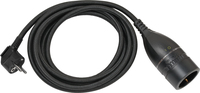 Brennenstuhl 1161830010 cable de transmisi�n Negro 3 m Enchufe tipo E+F Enchufe tipo F