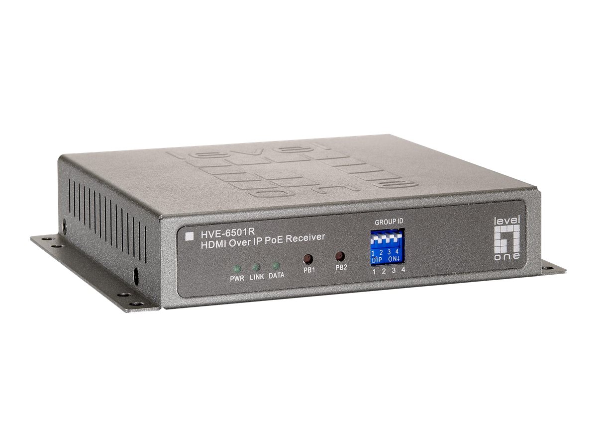 LevelOne HVE-6501R HDMI over IP PoE Receiver