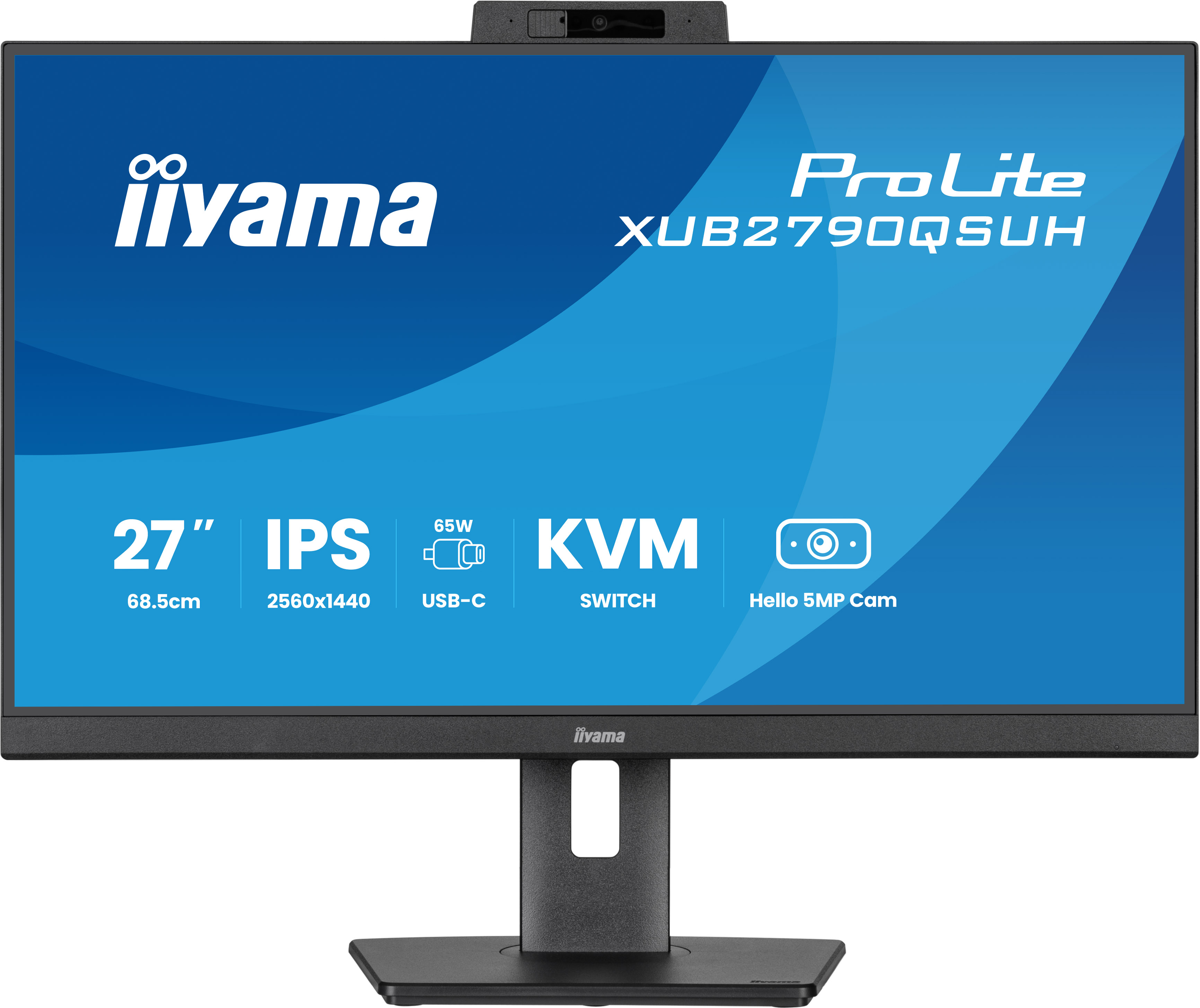 Iiyama XUB2790QSUH-B2 27 5MP - Flachbildschirm (TFT/LCD) - 68,6 cm