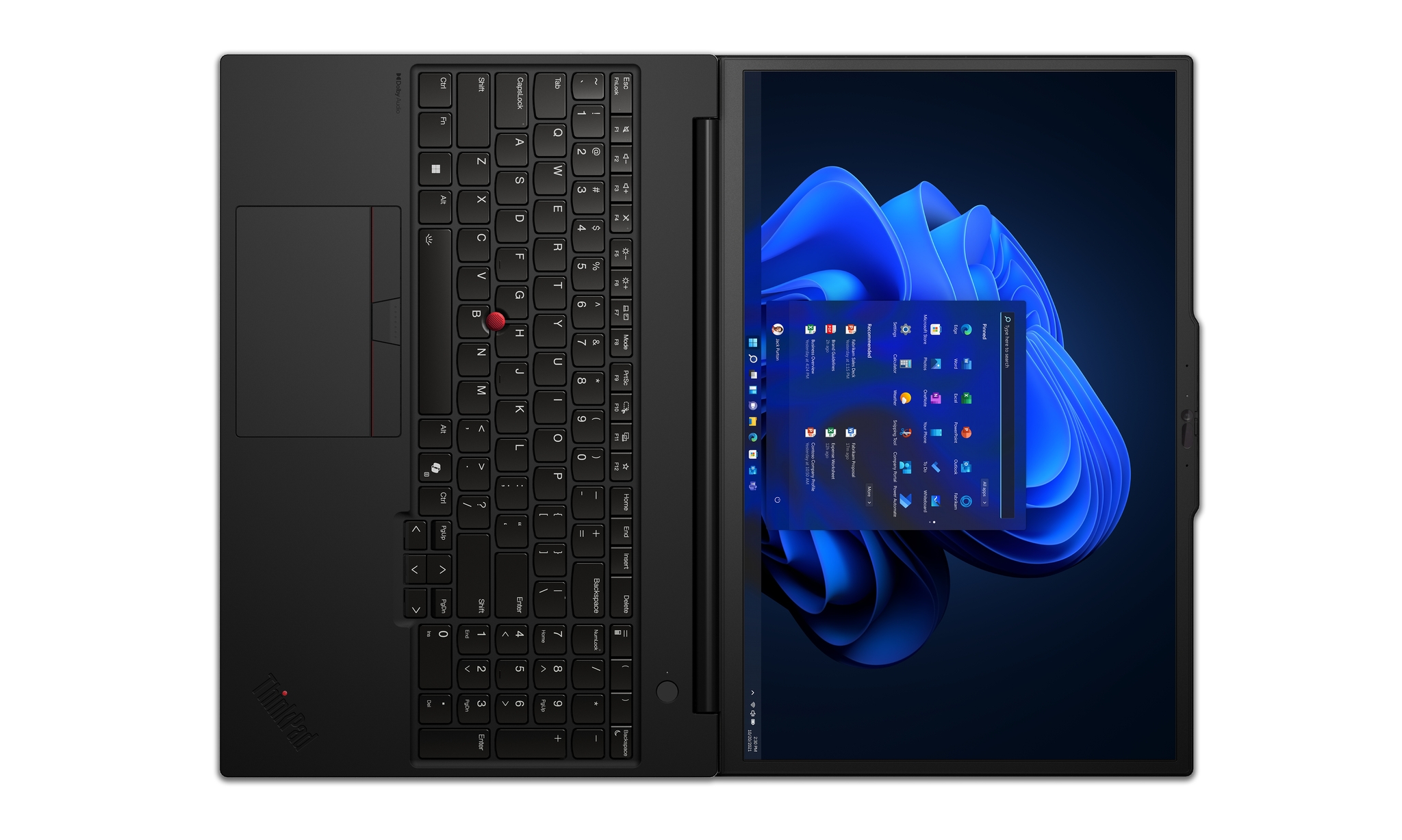 Lenovo ThinkPad P16s Gen 3 (Intel) Intel Core Ultra 7 155H Station de travail mobile 40,6 cm (16) WUXGA 32 Go DDR5-SDRAM 1 To SSD Wi-Fi 6E (802.11ax) Windows 11 Pro Noir