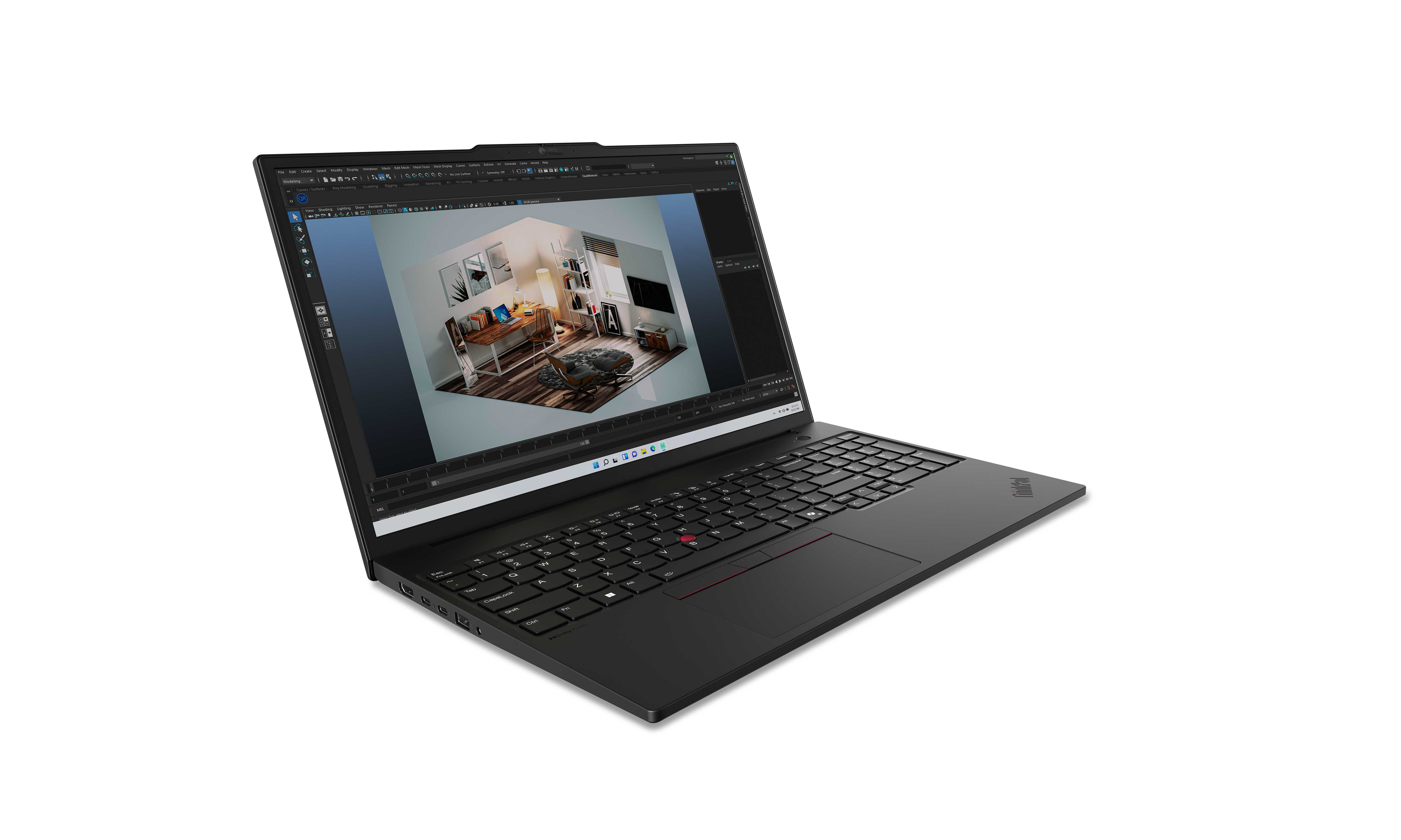 Lenovo ThinkPad P16s Gen 3 (Intel) Intel Core Ultra 7 155H Station de travail mobile 40,6 cm (16) WUXGA 32 Go DDR5-SDRAM 1 To SSD Wi-Fi 6E (802.11ax) Windows 11 Pro Noir
