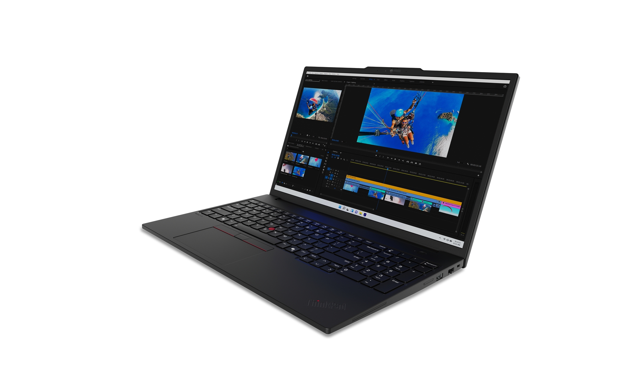 Lenovo ThinkPad P16s Gen 3 (Intel) Intel Core Ultra 7 155H Station de travail mobile 40,6 cm (16) WUXGA 32 Go DDR5-SDRAM 1 To SSD Wi-Fi 6E (802.11ax) Windows 11 Pro Noir