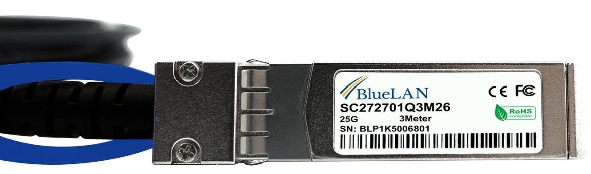 BlueOptics SFP28-DAC-2M kompatibles BlueLAN DAC SFP28 SC272701Q2M30