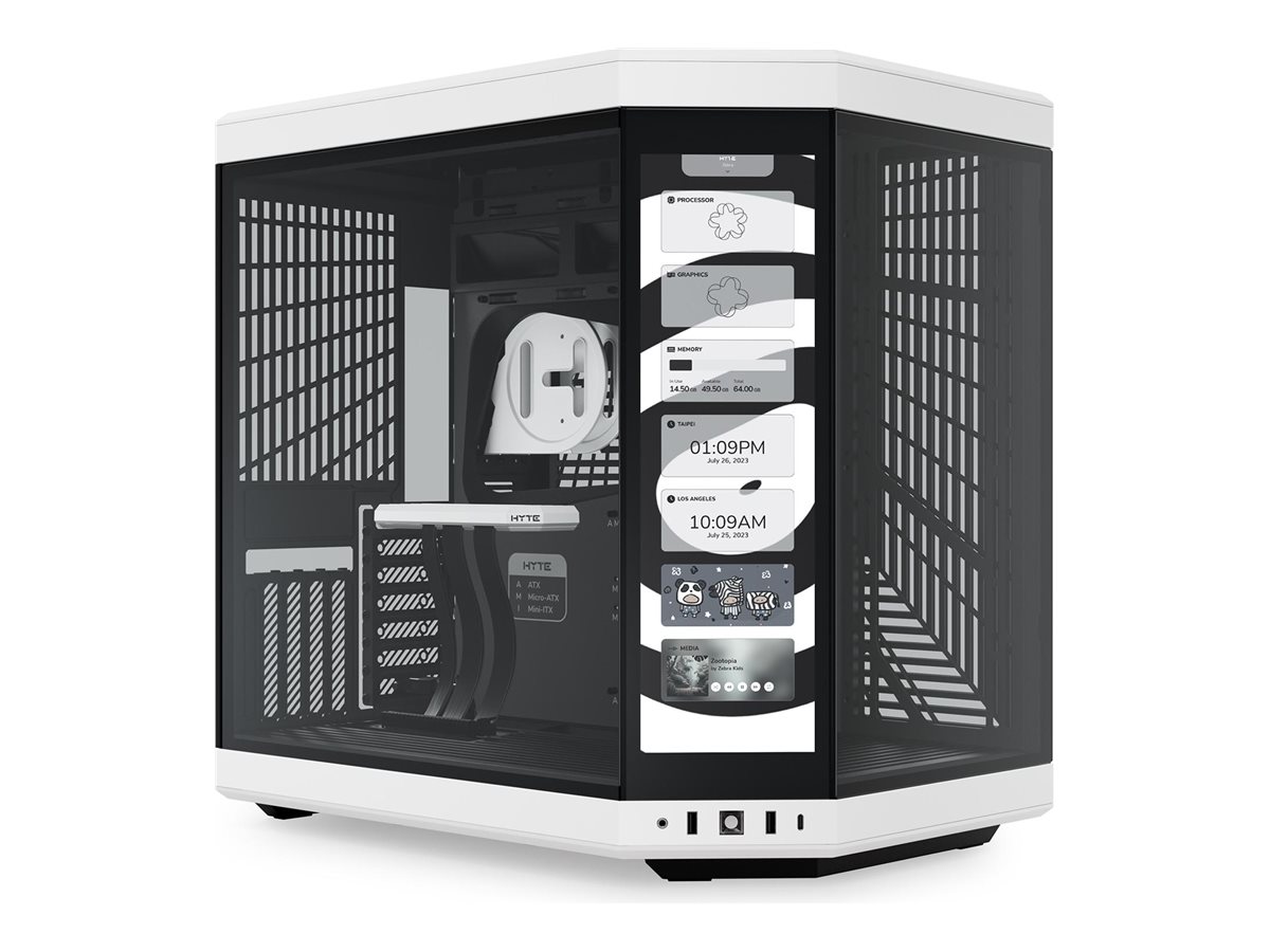 HYTE CS-HYTE-Y70-BW-L | HYTE Y70 Midi Tower Black, White