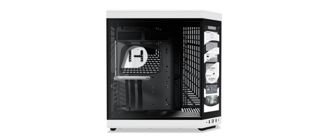 HYTE Y70 Midi Tower Black, White