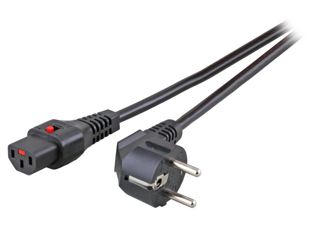 EFB Elektronik EK600SW.5 power cable Black 5 m Power plug type F C13 coupler