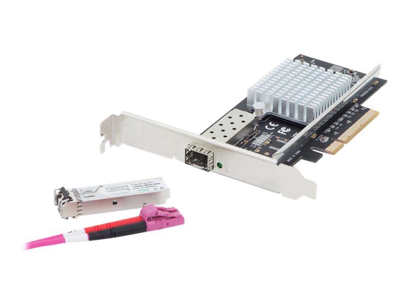 Digitus Carte rseau Single Port 10G SFP PCIe