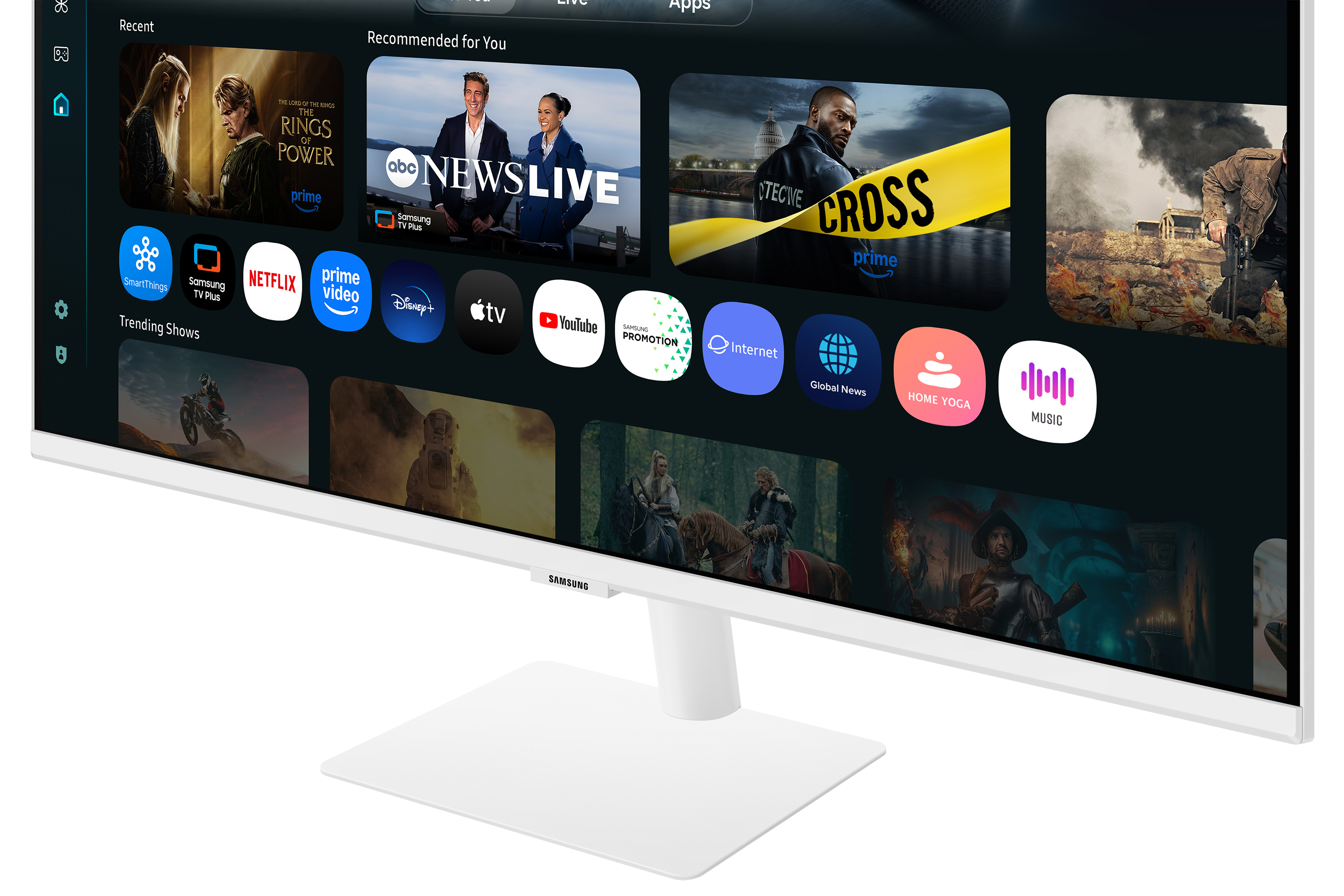 Samsung M7 M70F computer monitor 81.3 cm (32) 3840 x 2160 pixels 4K Ultra HD LED White