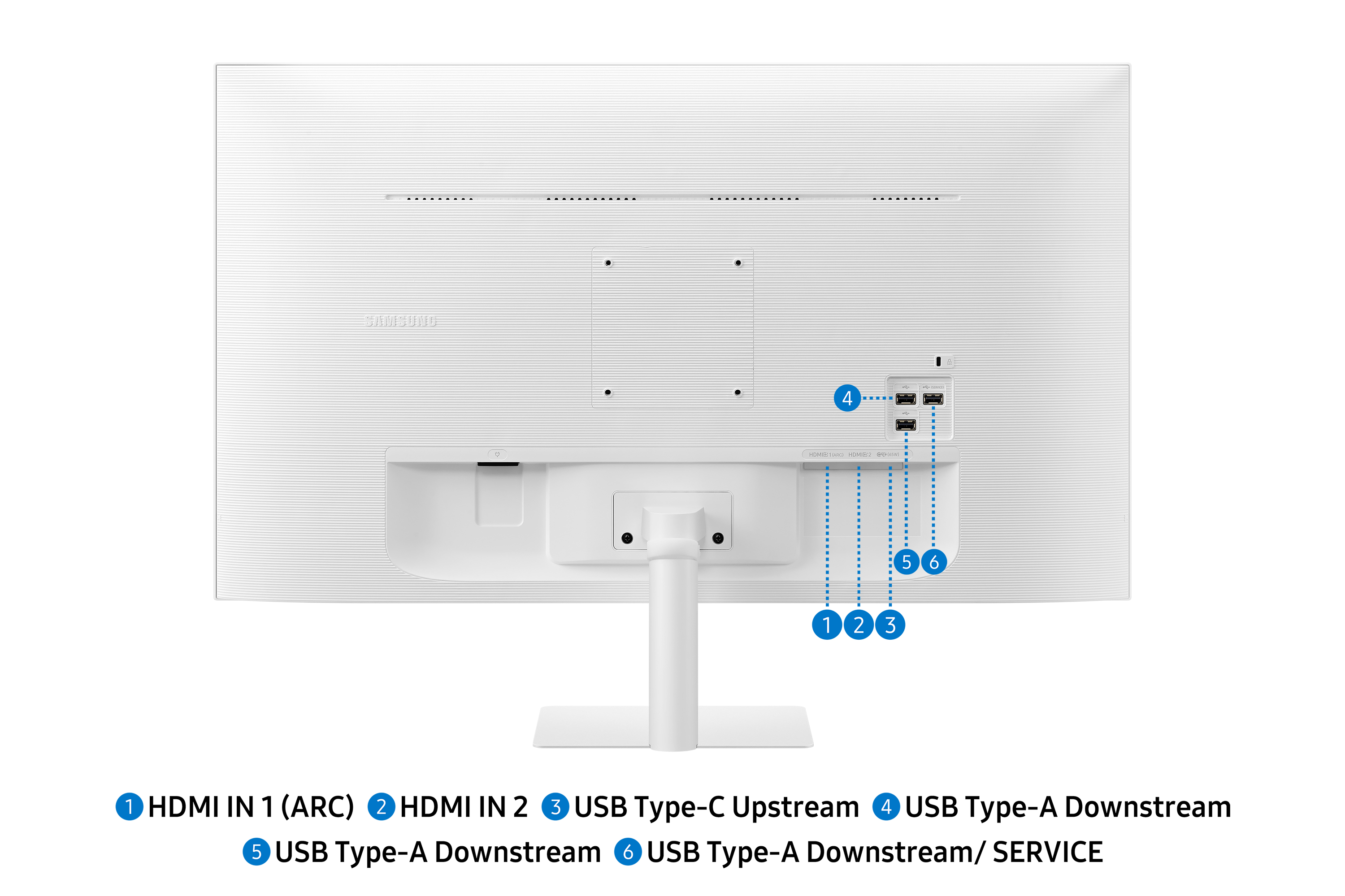 Samsung M7 M70F computer monitor 81.3 cm (32) 3840 x 2160 pixels 4K Ultra HD LED White