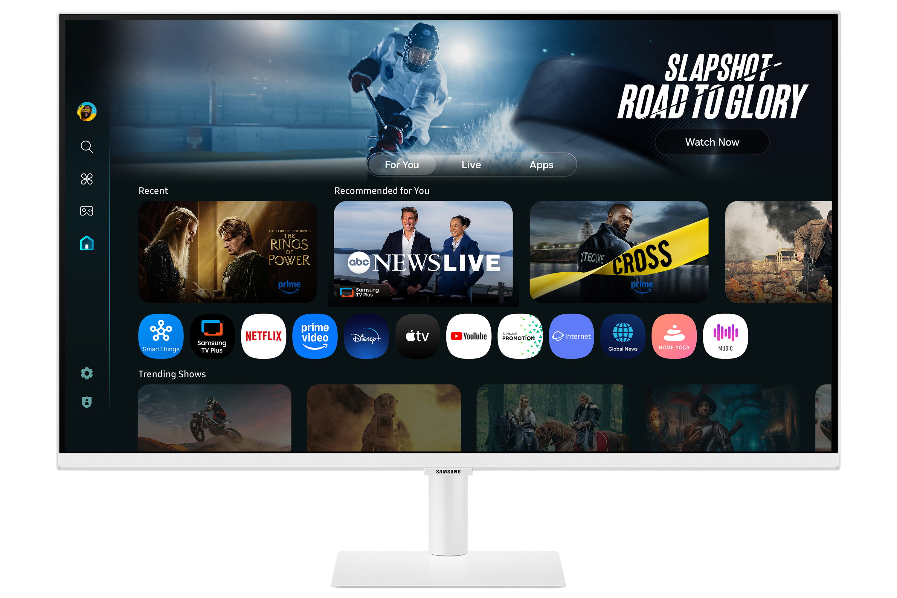 Samsung M7 M70F computer monitor 81.3 cm (32) 3840 x 2160 pixels 4K Ultra HD LED White