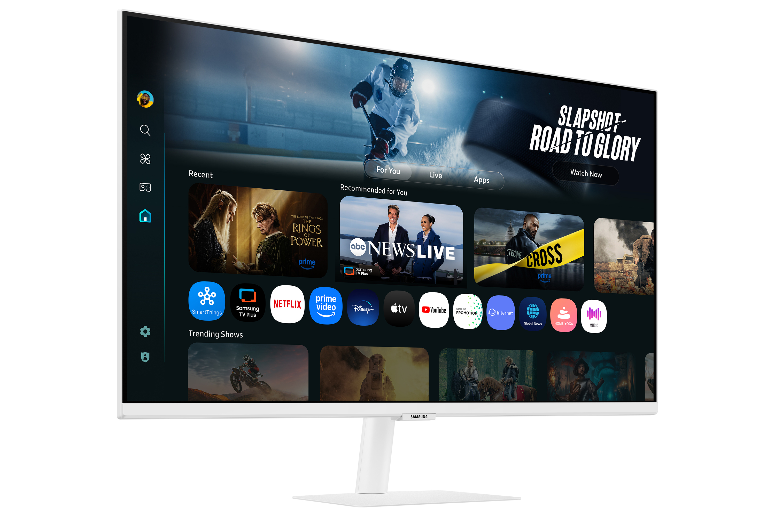 Samsung M7 M70F computer monitor 81.3 cm (32) 3840 x 2160 pixels 4K Ultra HD LED White