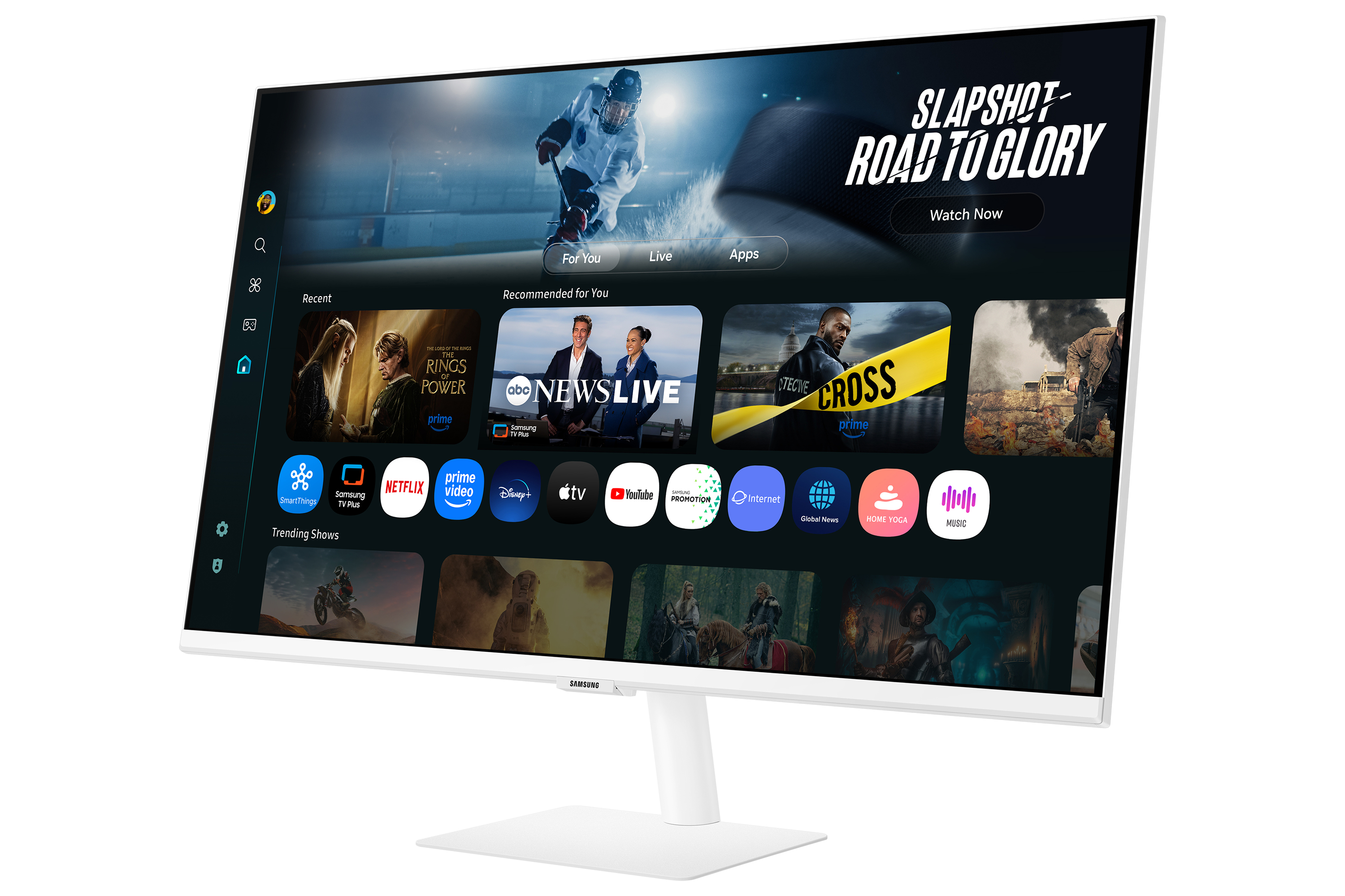 Samsung M7 M70F computer monitor 81.3 cm (32) 3840 x 2160 pixels 4K Ultra HD LED White