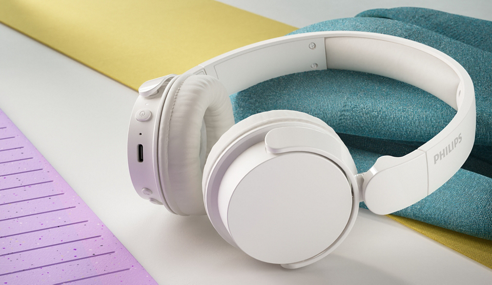 Philips TAH4209WT - Kopfh�rer mit Mikrofon - �ber dem Ohr angebracht