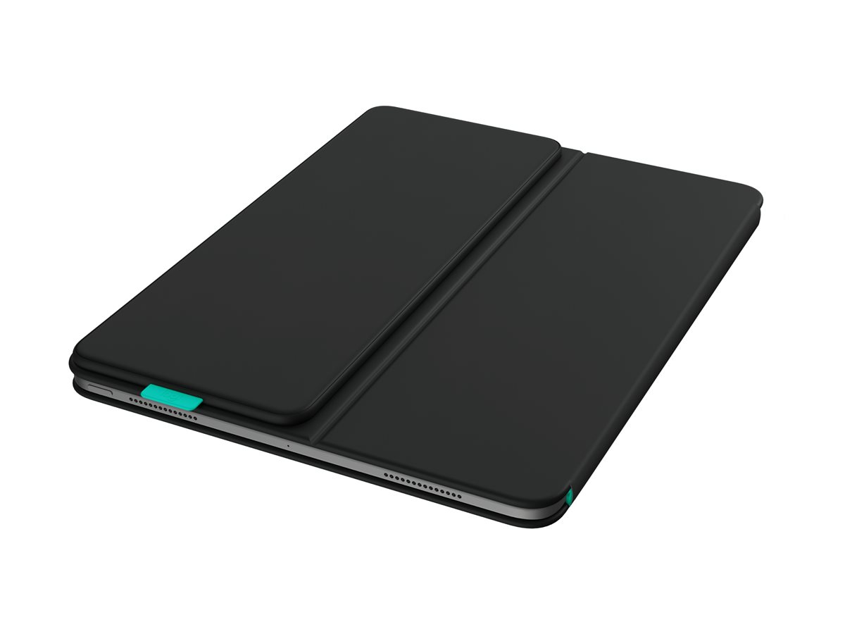 Logitech Flip Folio - Tastatur und Folioh�lle - full size - kabellos - Bluetooth 5.1 LE - QWERTZ - Schweizerisch - Graphite - f�r Apple 13-inch iPad Air (M2, M3)