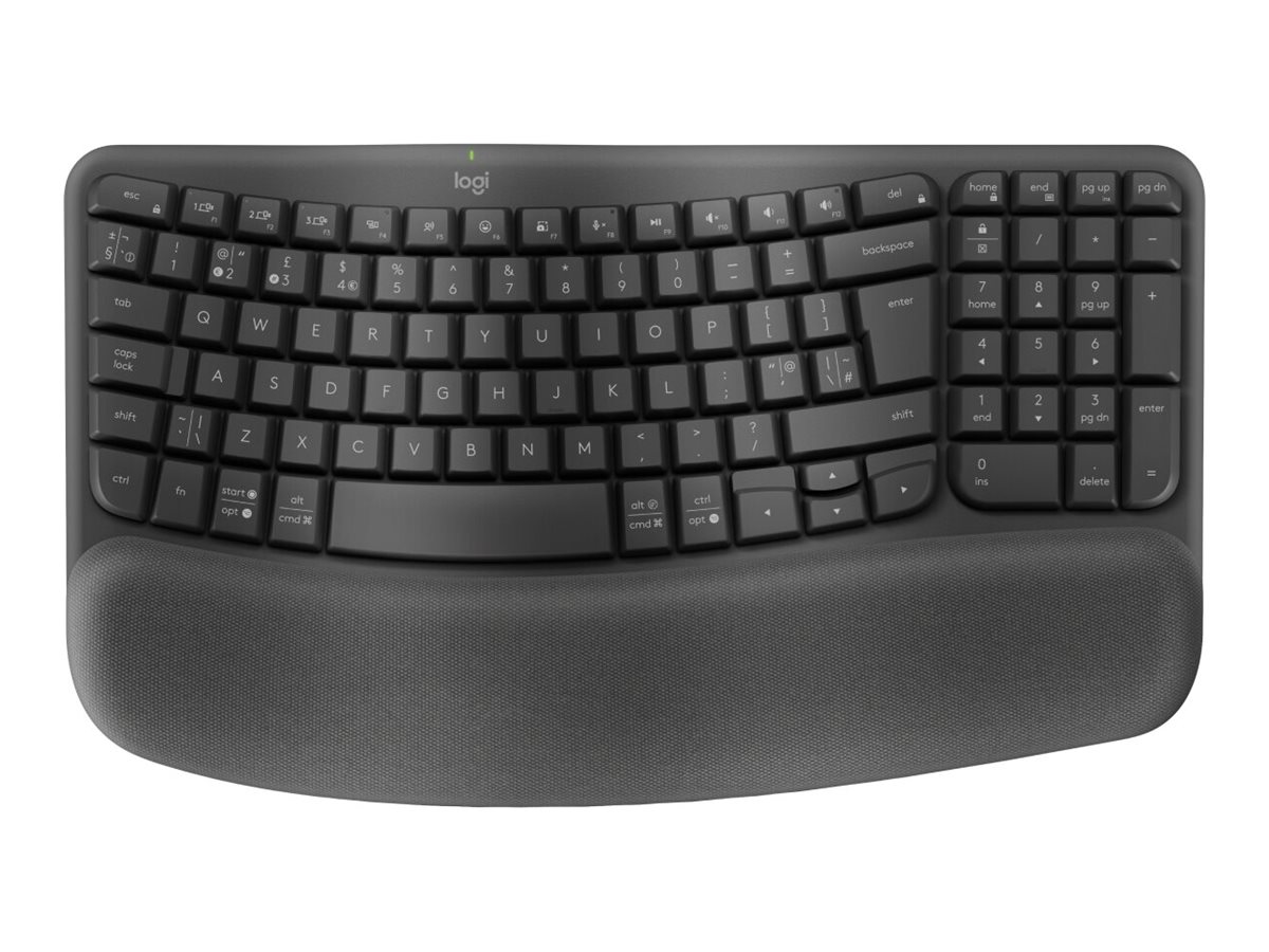 Logitech Wave Keys for Business - GRAPHITE - DEU - 2.4GHZ/BT - N/A - CENTRAL-419
