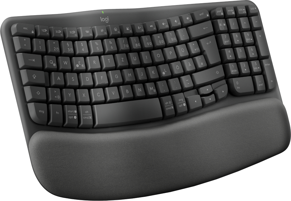 Logitech Wave Keys for Business - GRAPHITE - DEU - 2.4GHZ/BT - N/A - CENTRAL-419