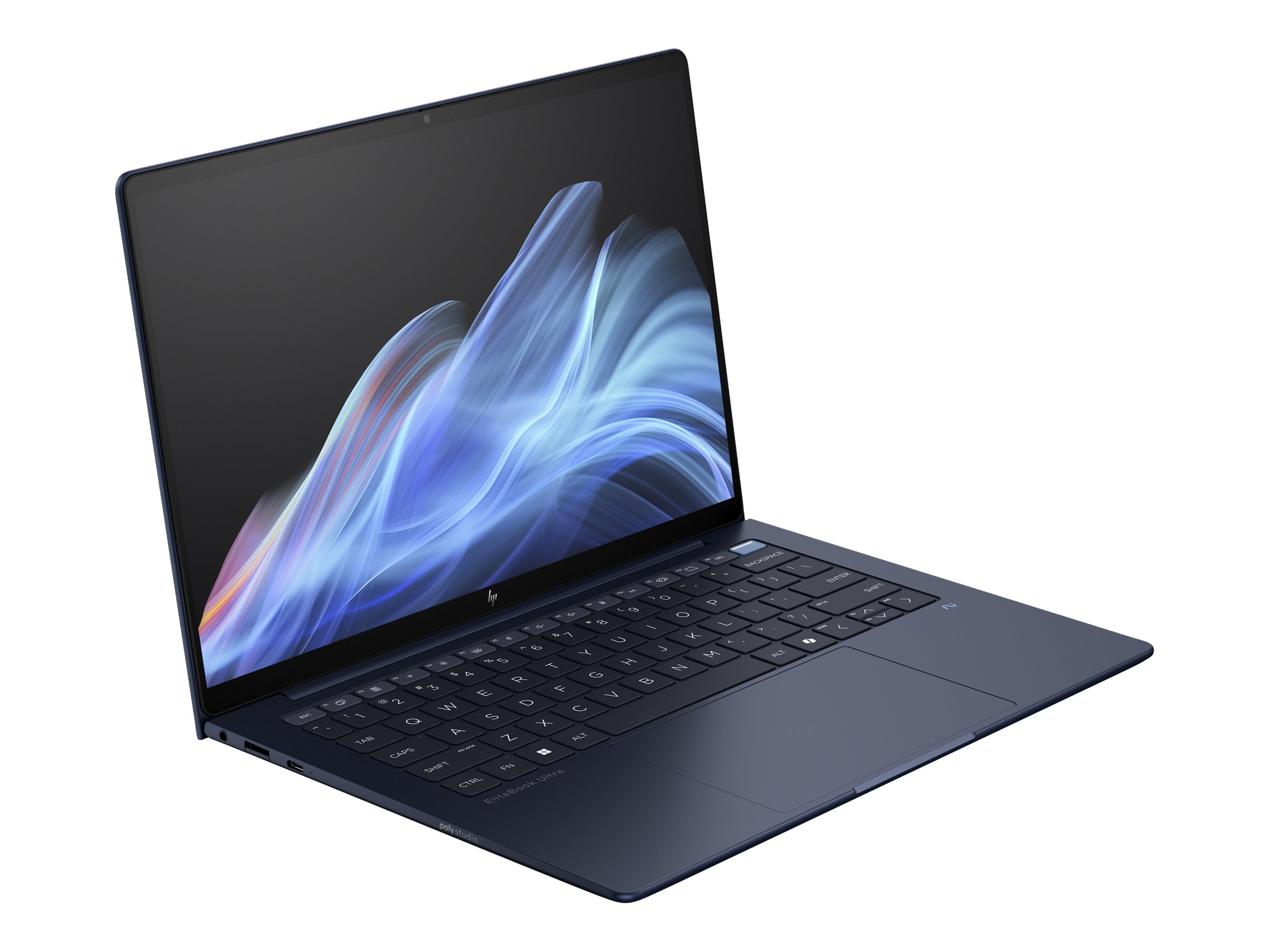 HP EliteBook Ultra G1i Next Gen AI PC Wolf Pro Security Edition Intel Core Ultra 5 228V Ordinateur portable 35,6 cm (14) �cran tactile 2.8K 32 Go LPDDR5x-SDRAM 512 Go SSD Wi-Fi 7 (802.11be) Windows 11 Pro Bleu