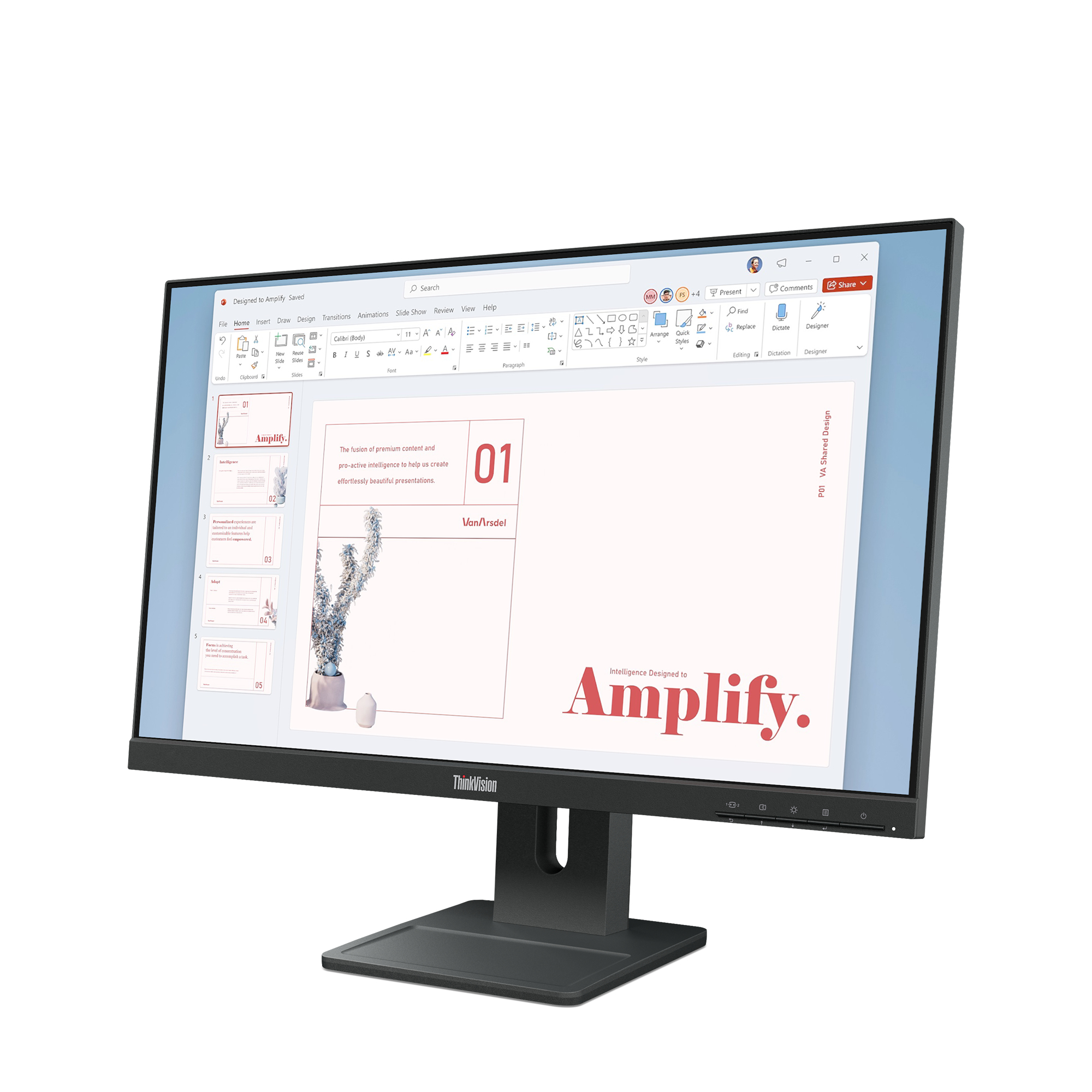 Lenovo ThinkVision E24-40 pantalla para PC 60,5 cm (23.8) 1920 x 1080 Pixeles Full HD LCD Negro