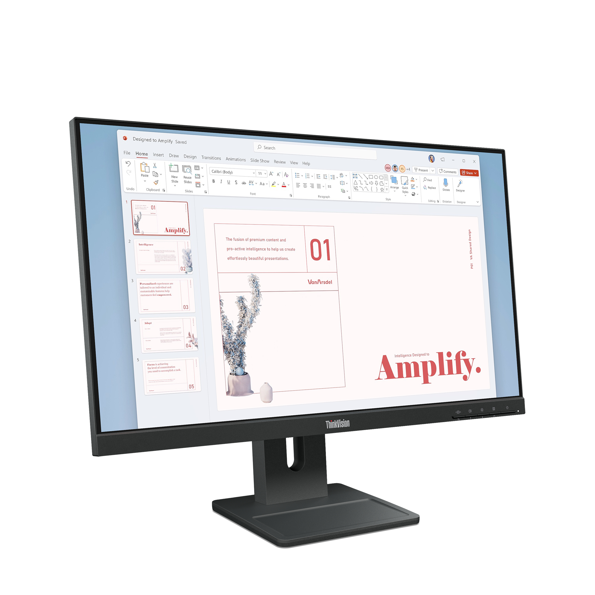 Lenovo ThinkVision E24-40 pantalla para PC 60,5 cm (23.8) 1920 x 1080 Pixeles Full HD LCD Negro