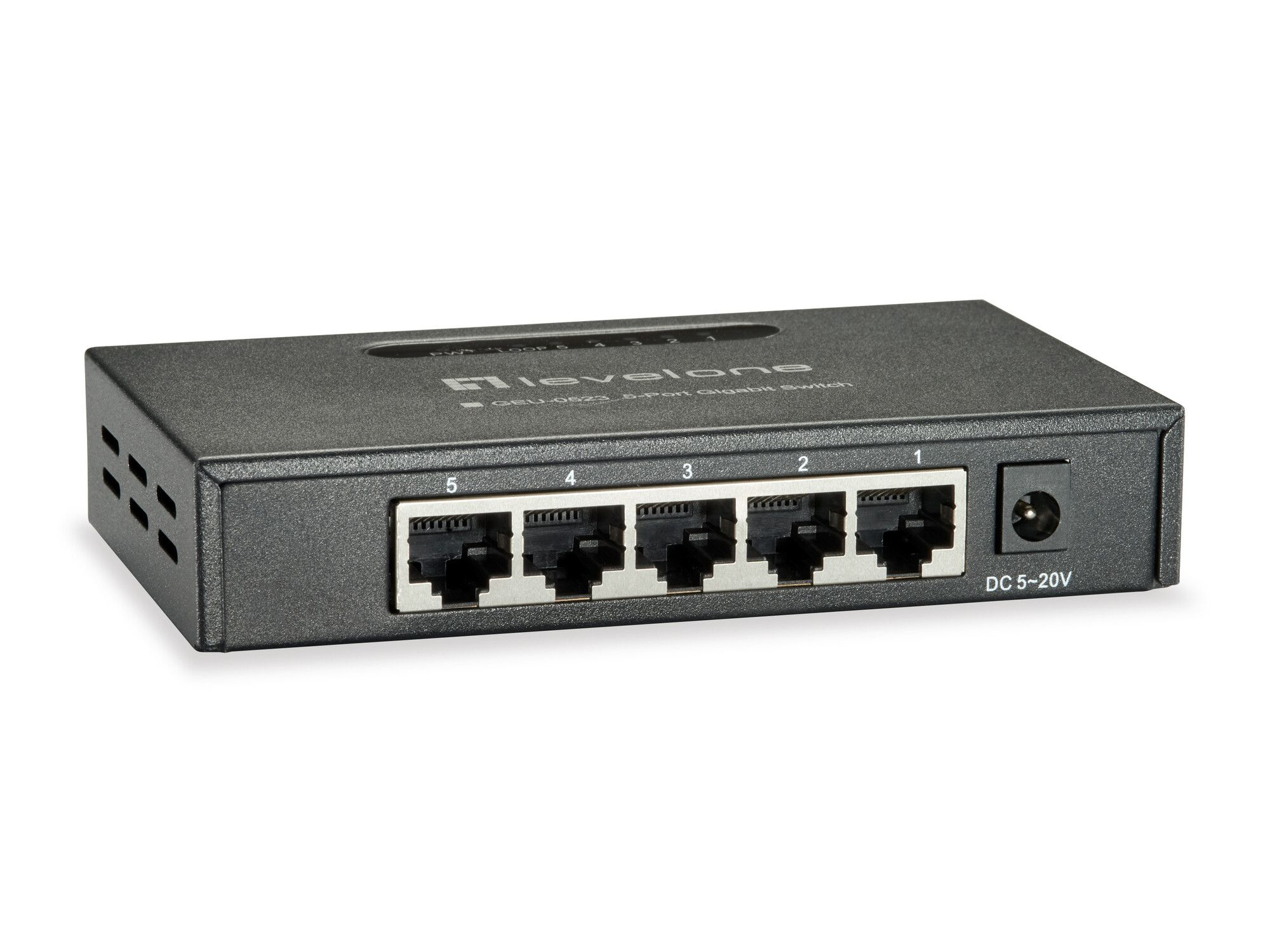 LevelOne GEU-0523 commutateur rseau Non-gr Gigabit Ethernet (10/100/1000) Noir