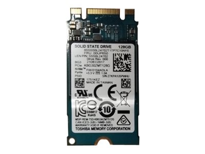 Lenovo Toshiba - SSD - 128 GB - intern - M.2 2242 - PCIe 3.0 x2 (NVMe)
