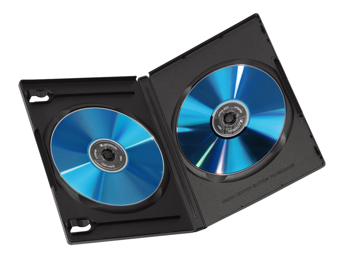 Hama 00051294 optical disc case DVD case 2 discs Black