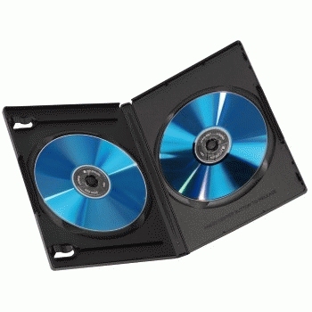 Hama 00051294 optical disc case DVD case 2 discs Black