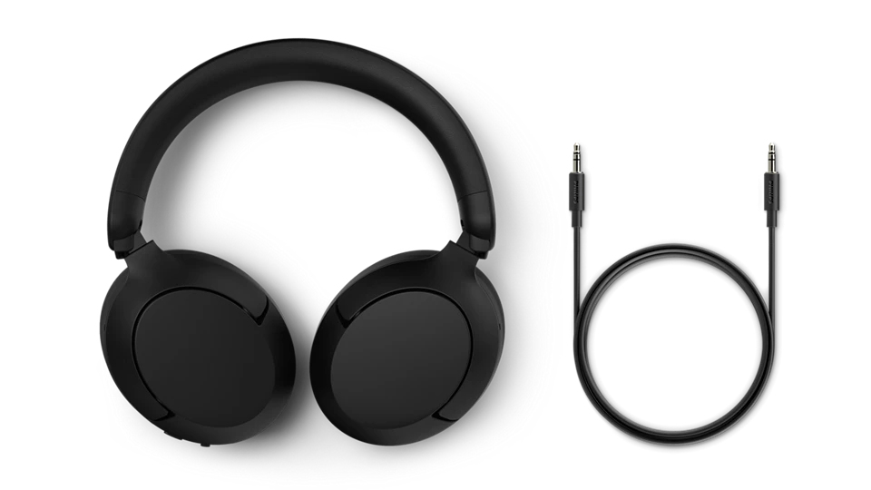 Philips TAH6000BK/00 auricular y casco Auriculares Inal�mbrico y al�mbrico Diadema Llamadas/M�sica Bluetooth Negro