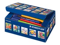 STAEDTLER Noris Club 326 - Filzstift - gemischte Farben - wasserbasierte Tinte - 1 mm (Packung mit 100)