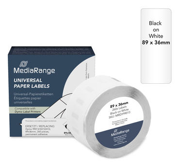 MediaRange MRDY99013 �tiquette � imprimer Blanc