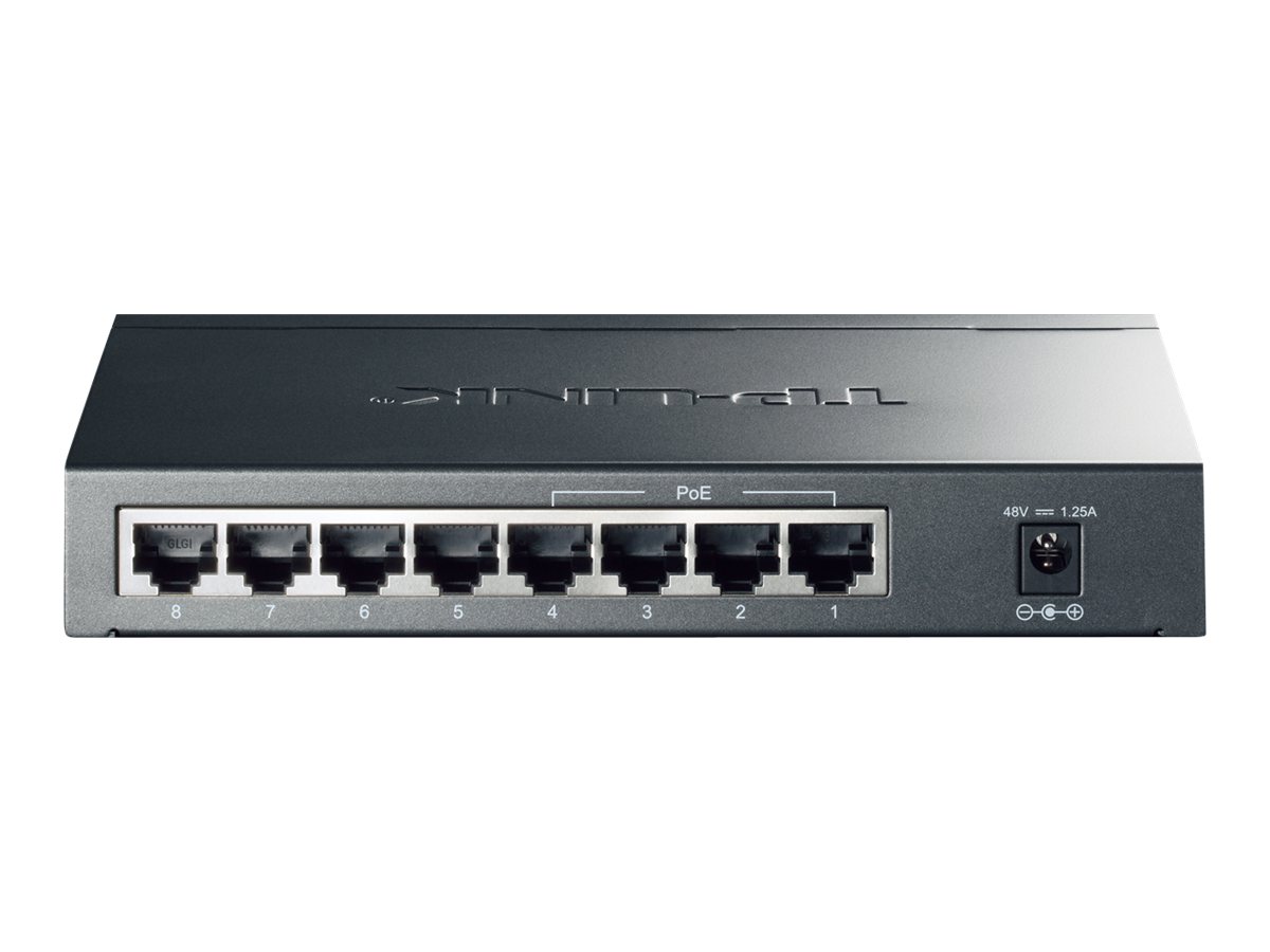 TP-Link TL-SG1008P switch No administrado Gigabit Ethernet (10/100/1000) Energ�a sobre Ethernet (PoE) Avellana