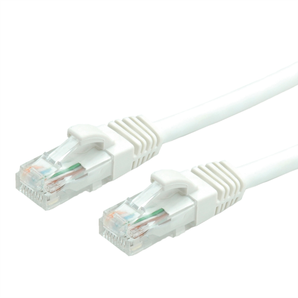 Value UTP Cable Cat.6, halogen-free, white, 10m cavo di rete Bianco U/UTP (UTP)