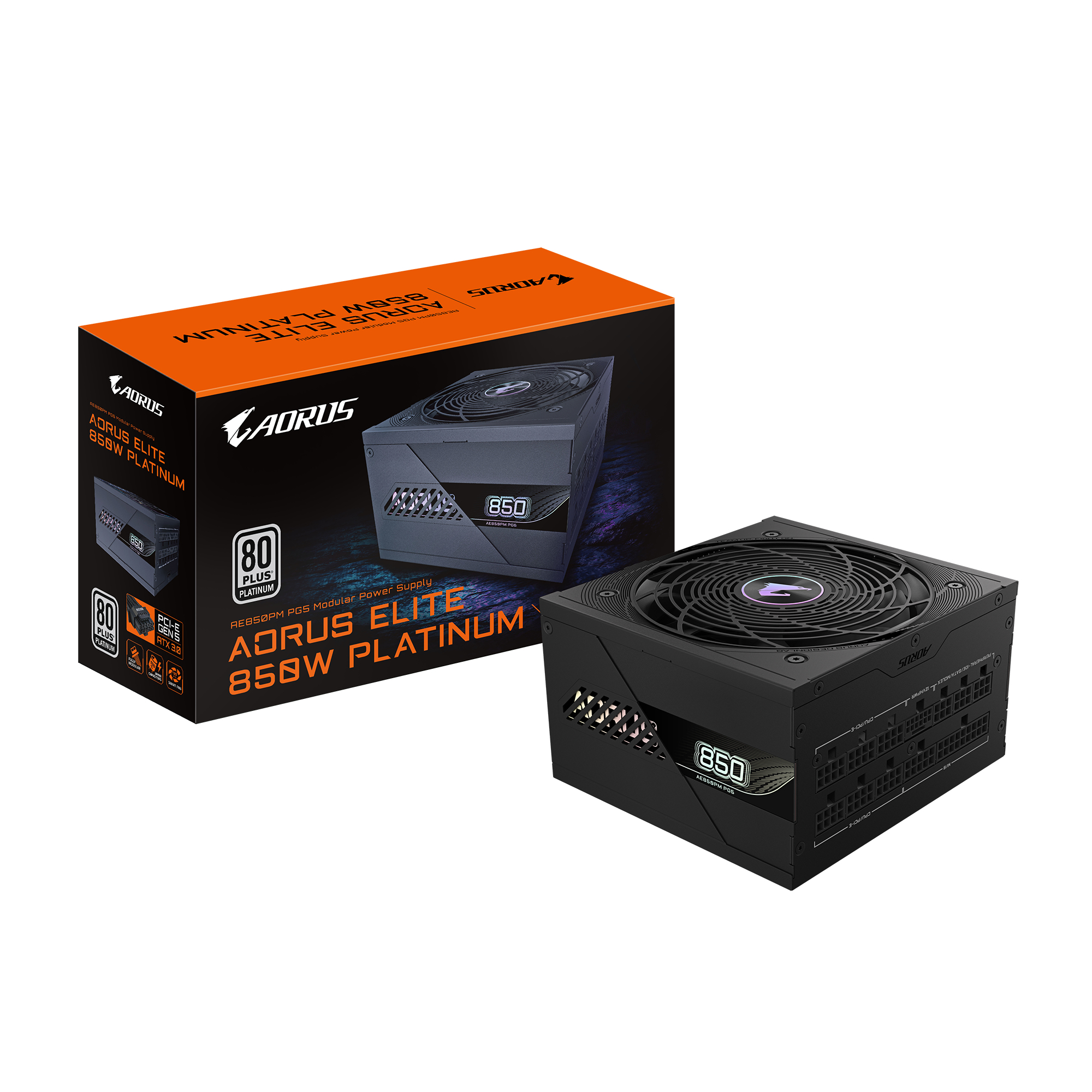 Gigabyte AORUS ELITE P850W 80+ Platinm Modular PSU