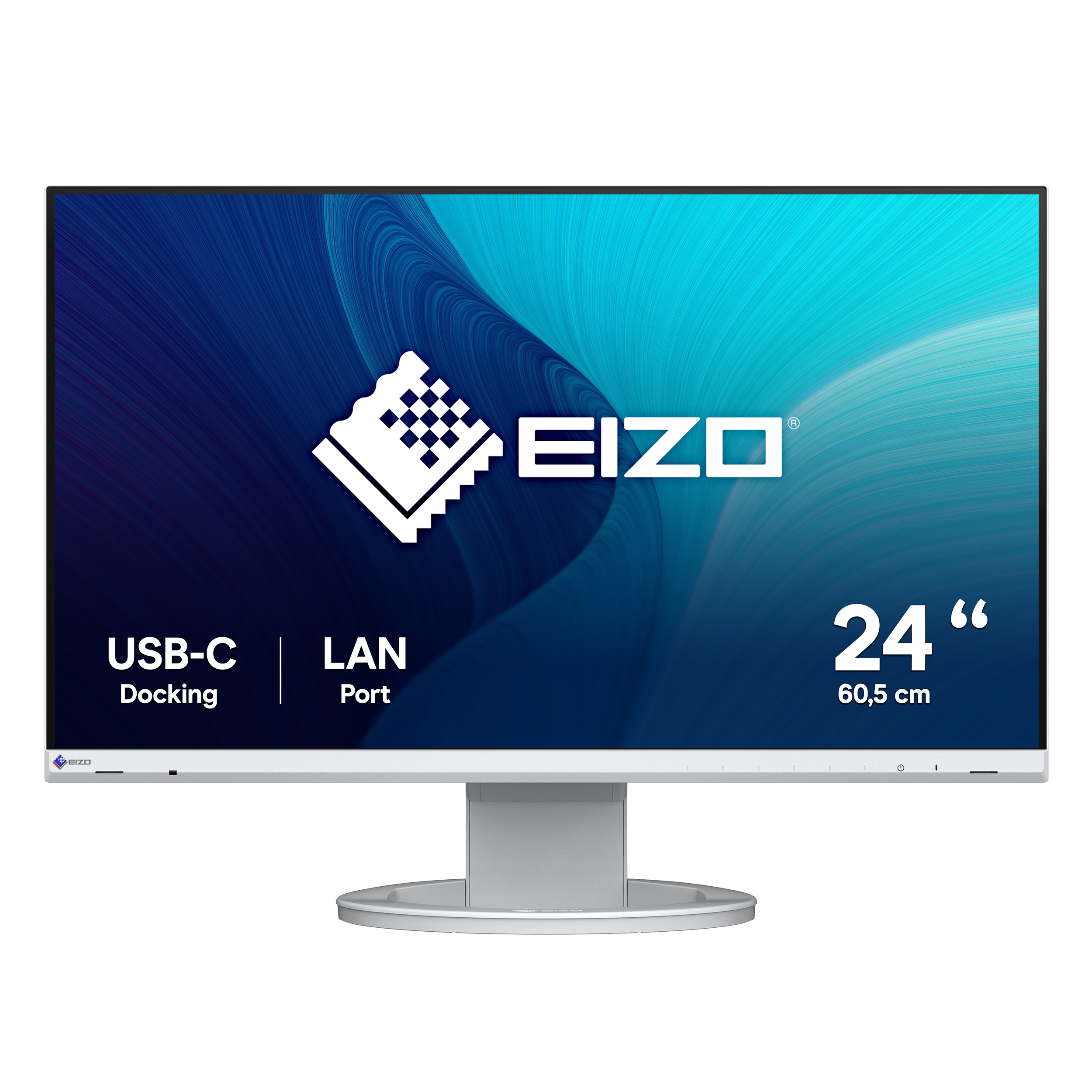 EIZO FlexScan EV2490-WT Monitor PC 60,5 cm (23.8) 1920 x 1080 Pixel Full HD LCD Bianco