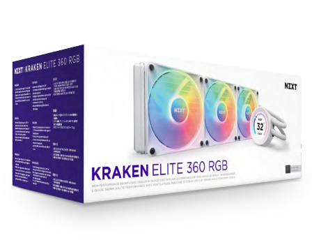 NZXT RL-KR36E-W1 | NZXT Kraken Elite 360 RGB Processor All-in-one