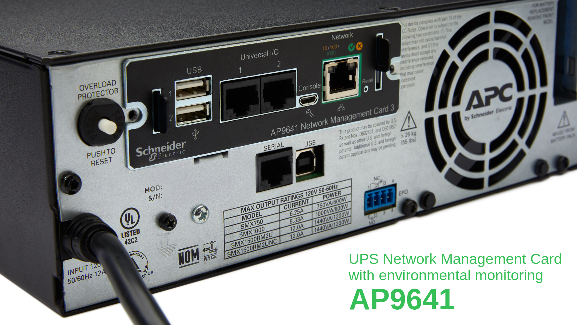 APC Network Management Card 3 with PowerChute Network Shutdown & Environmental Monitoring