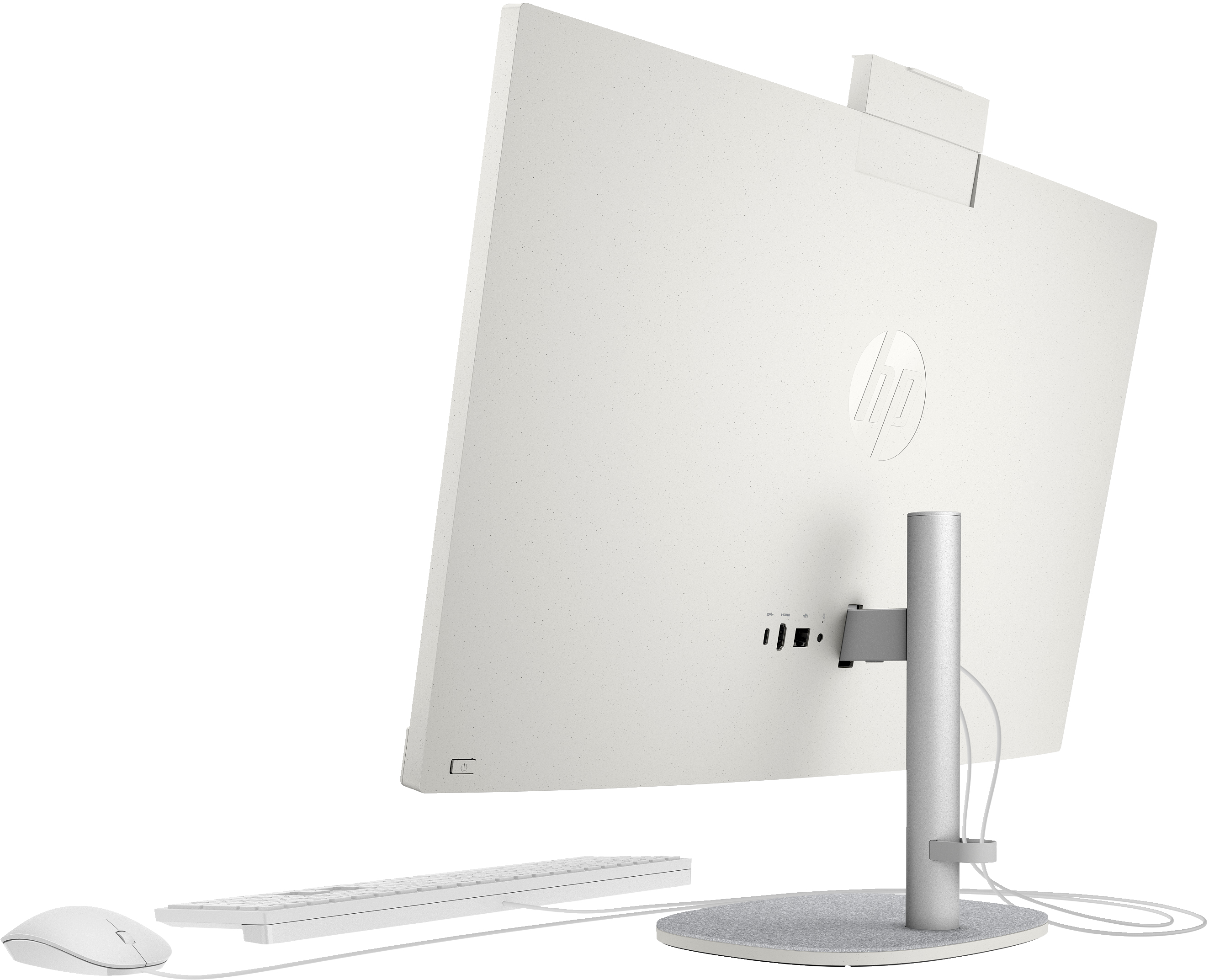 HP 27-cr0007ng - All-in-One (Komplettl�sung) - Ryzen 5 7520U / 2.8 GHz - RAM 16 GB - SSD 512 GB - NVMe - Radeon Graphics - 1GbE, Wi-Fi 6, Bluetooth - WLAN: 802.11a/b/g/n/ac/ax, Bluetooth 5.4 - Win 11 Home - Monitor: LED 68.6 cm (27)