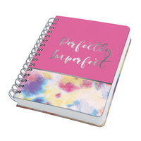 Sigel Notizbuch mit Spirale Jolie ca. DIN A5 punktraster pink/pastell Hardcover 240 - A5