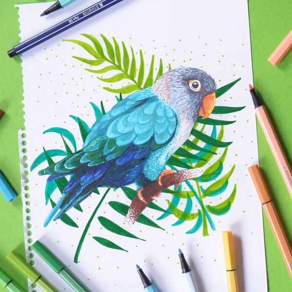 STABILO Pen 68 - Filzstift - T�rkisblau - wasserbasierte