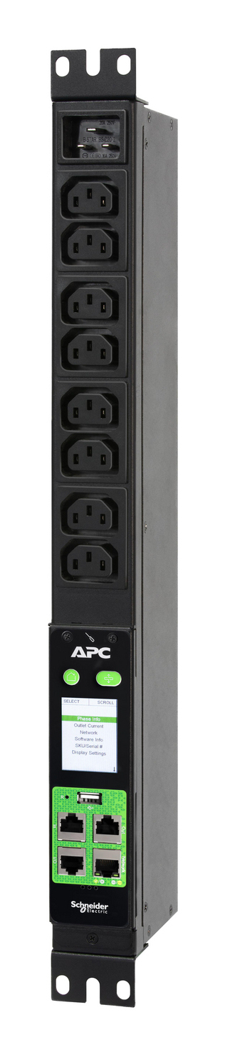APC EPDU2016M unit� di distribuzione dellenergia (PDU) 8 presa(e) AC 1U Nero