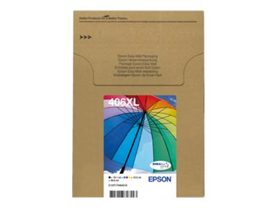 Epson Multipack 4-colour 406XL Umbrella DURABrite Ultra EasyMail Ink