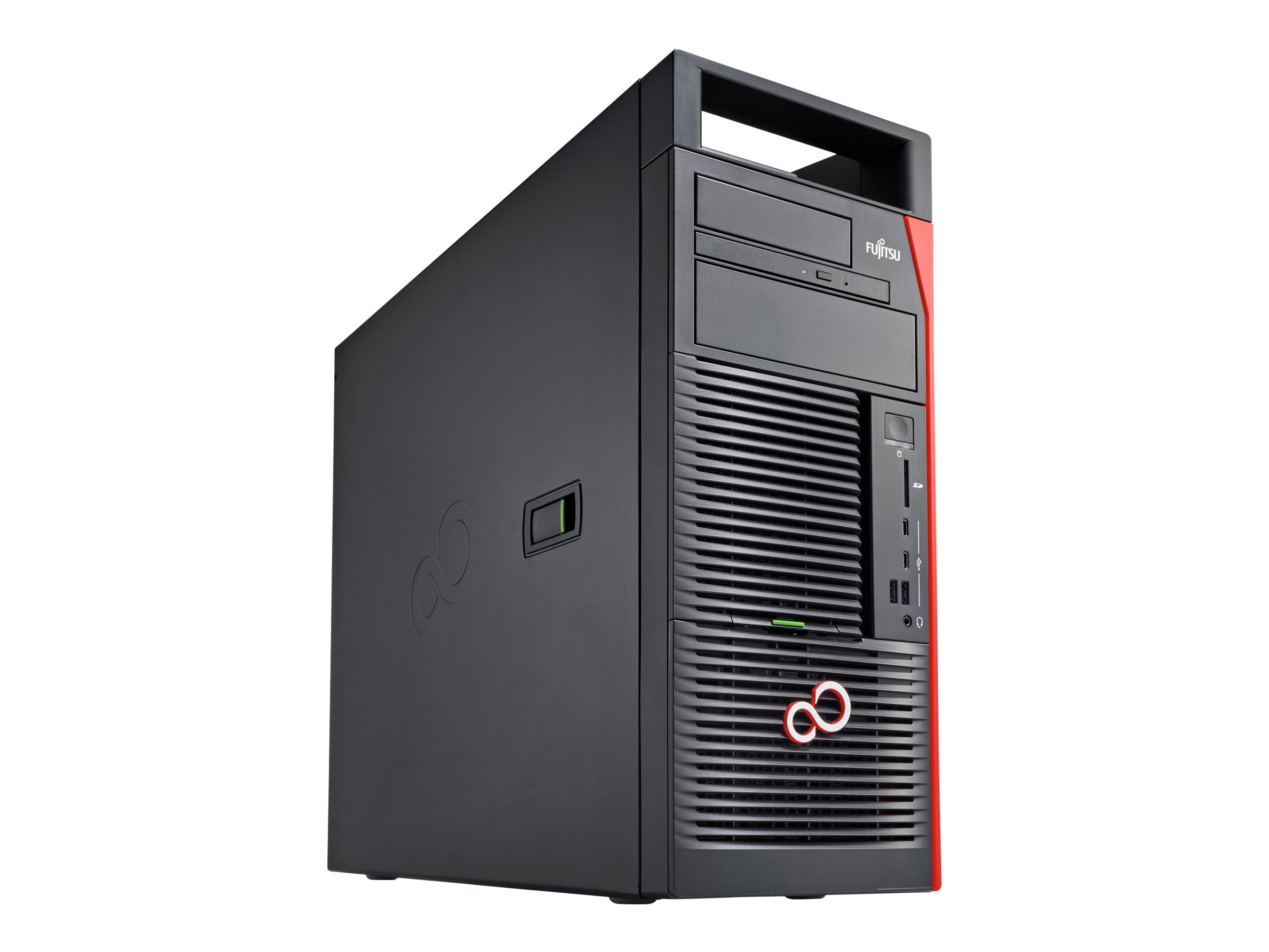 Fujitsu Celsius M7010power - Tower - 4U - 1 x Xeon W-2225 / 4.1 GHz - vPro - RAM 64 GB - SSD 512 GB - NVMe - DVD SuperMulti - RTX A4000 - GigE - Win 10 Pro 64-Bit (mit Win 11 Pro Lizenz)