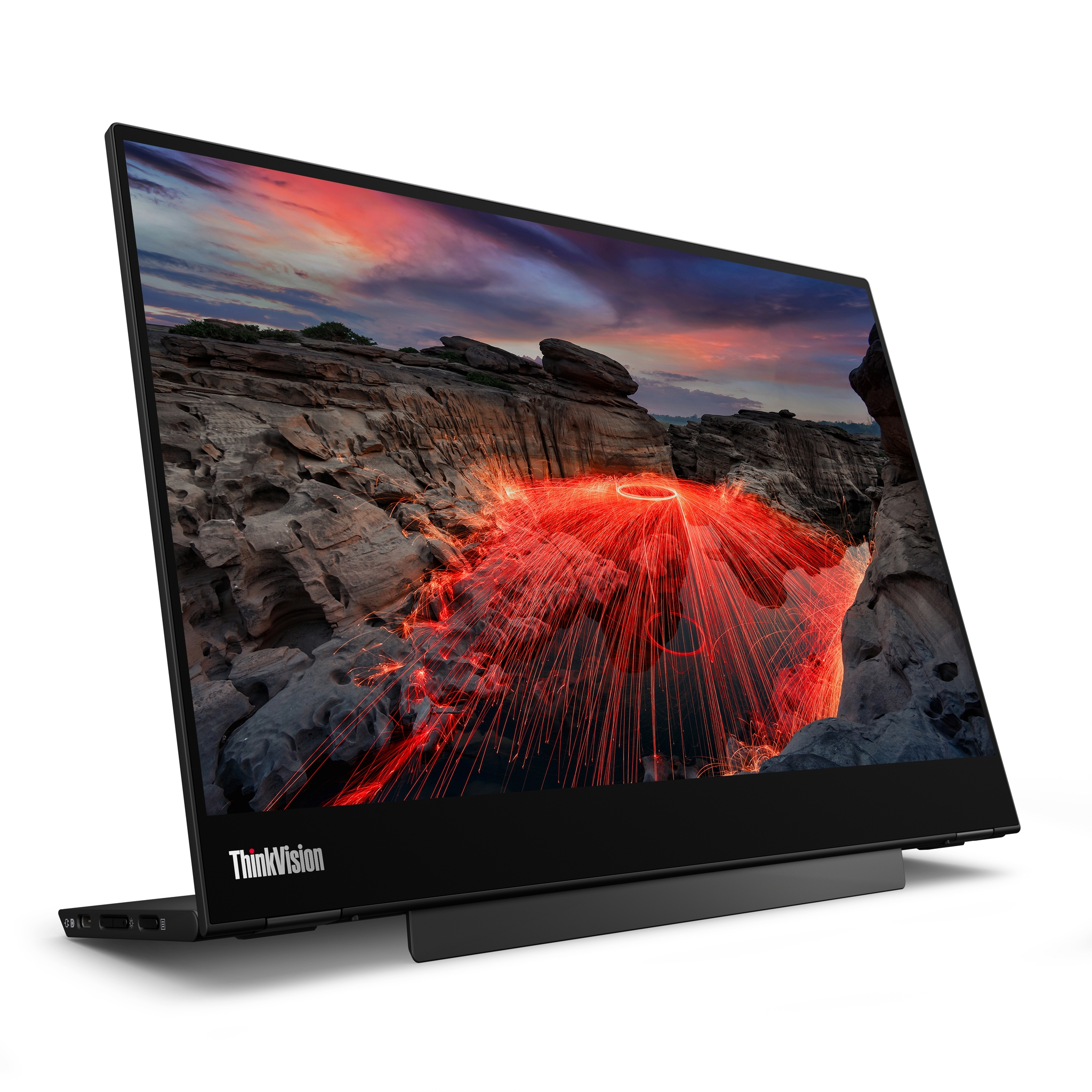 Lenovo ThinkVision M14t Monitor PC 35,6 cm (14) 2240 x 1400 Pixel 2.2K LED Touch screen Nero
