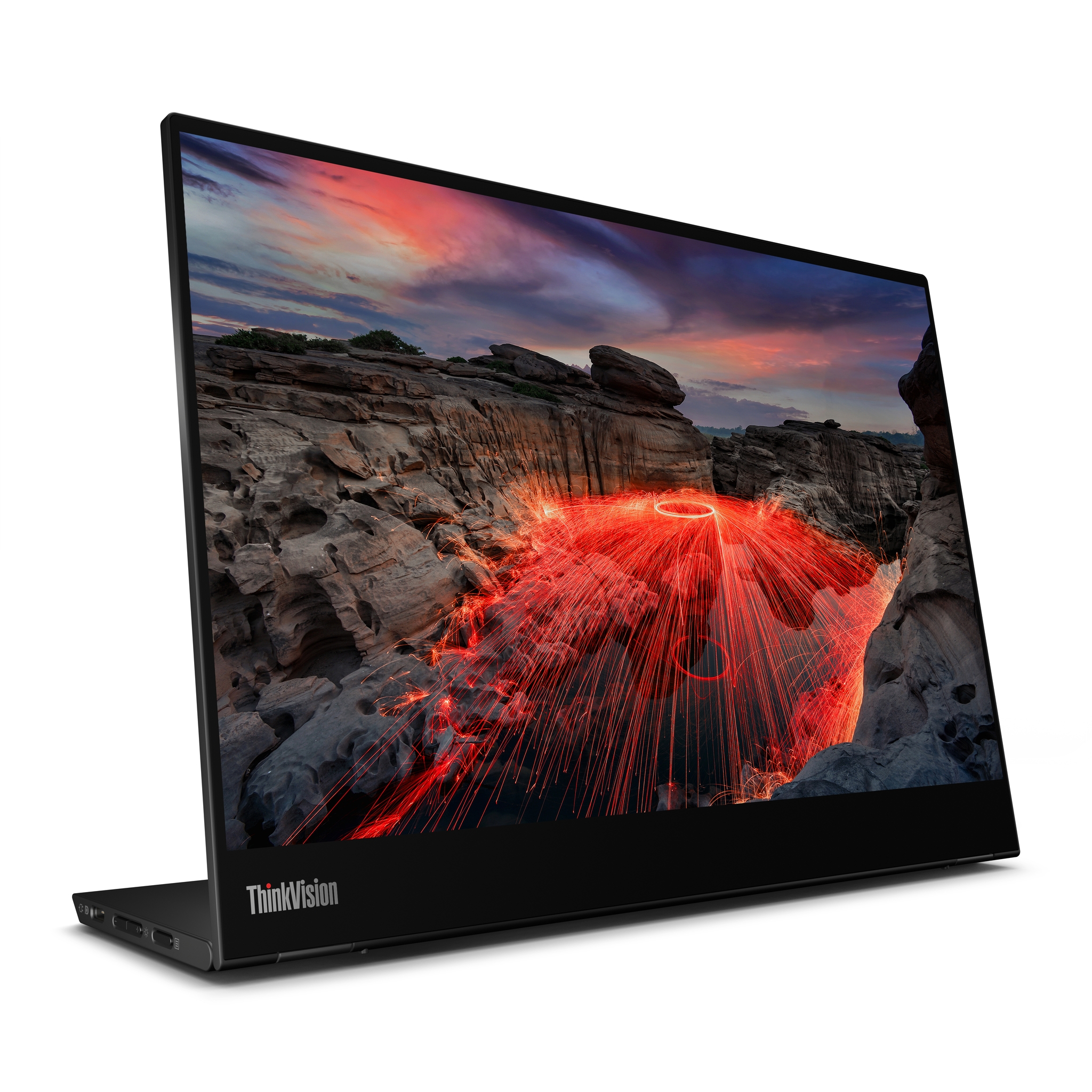 Lenovo ThinkVision M14t Monitor PC 35,6 cm (14) 2240 x 1400 Pixel 2.2K LED Touch screen Nero
